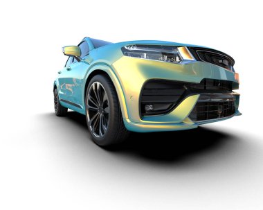 modern spor araba - ön görünüm