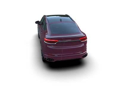 3 boyutlu bir araba.