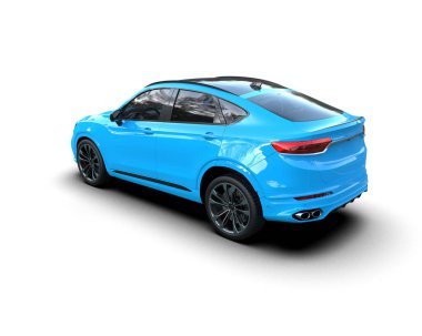 Stüdyo ortamında daha az genel bir konsept arabanın 3 boyutlu çizimi