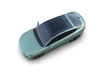 mavi modern lüks SUV araba