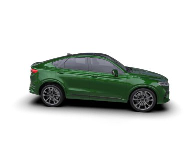 yeşil modern spor araba