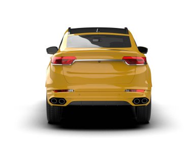 modern sarı araba - arka plan