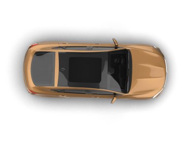 Bir arabanın 3 boyutlu resmi