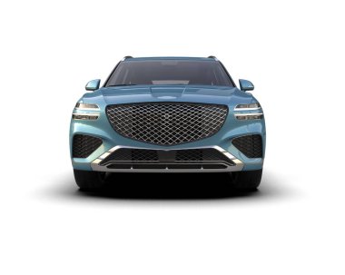 Lüks araba, modern cip. 3d oluşturma.