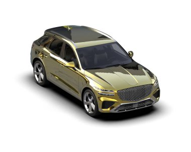 Lüks araba. 3d oluşturma