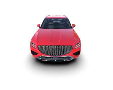 Süper araba konseptinin 3 boyutlu canlandırması