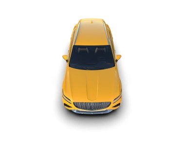 gerçekçi modern araba. ön görünüm