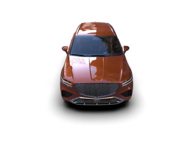 turuncu lüks modern araba