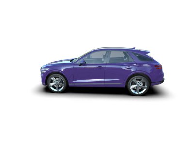 Modern araba. Bir araba. Araba modern ve güzel bir arabadır. Araba beyaz arka planda..