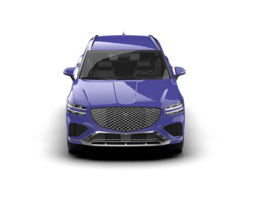 Beyaz arkaplanda 3 boyutlu bir araba görüntüsü