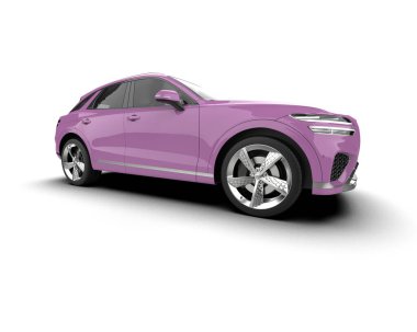 mor modern spor araba - ön manzara