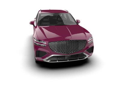 modern bir araba. 3d oluşturma