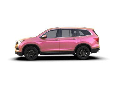 Arka planda modern bir cip. 3d oluşturma