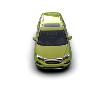 Modern lüks araba beyaz zemin üzerine