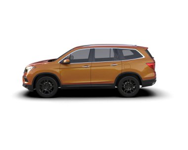 kırpma yolu ile beyaz arkaplanda izole araba