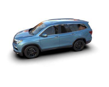 mavi modern SUV - 3D render