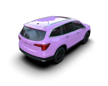 Daha az genel bir konsept arabanın 3 boyutlu çizimi