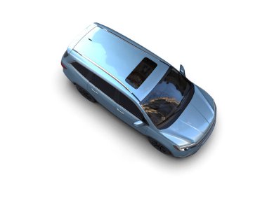 Bir arabanın 3 cg görüntüsü