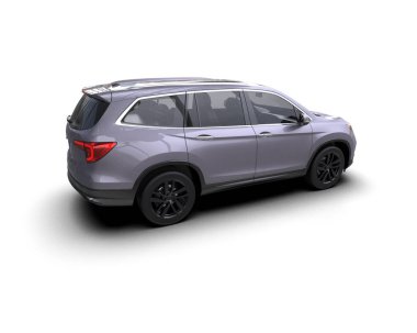 3 boyutlu bir SUV jenerik konsepti