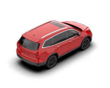 beyaz arkaplan üzerine yazdığınız metin için boş beyaz ile kırmızı araba