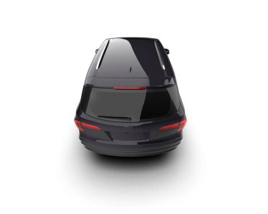 araba beyaz arkaplanda izole edildi.