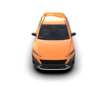 Stüdyo ortamında daha az genel bir konsept arabanın 3 boyutlu çizimi