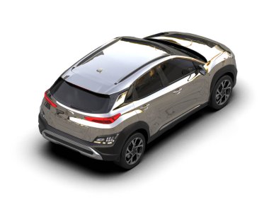 Arka planda modern şehir arabası