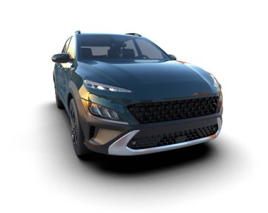 Beyaz arka planda izole edilmiş lüks spor araba..