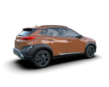 beyaz arkaplandaki araba