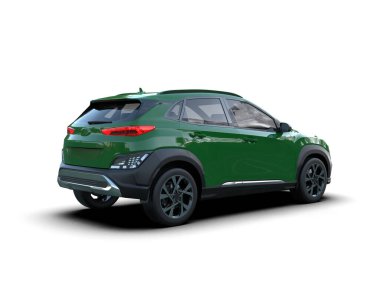 Stüdyo ortamında daha az genel bir konsept arabanın 3 boyutlu çizimi