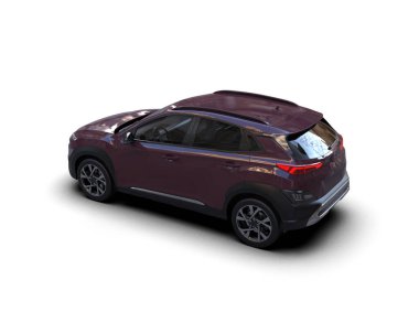 siyah araba modern yaratıcı konsept. 3 Boyutlu Hazırlama