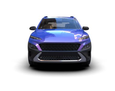 araba modern kesişme - 3D render