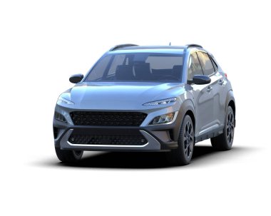 bir arkaplanda izole edilmiş araba.