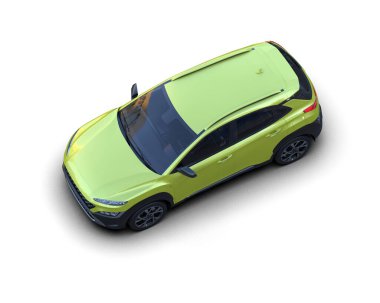 beyaz arkaplandaki araba