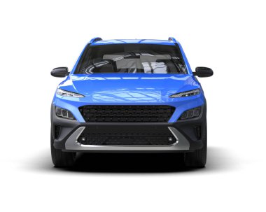 araba modern aile - 3 d illüstrasyon.