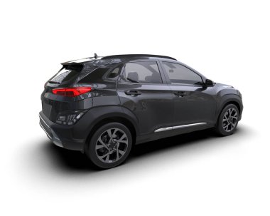 modern kompakt araba - arka görünüm