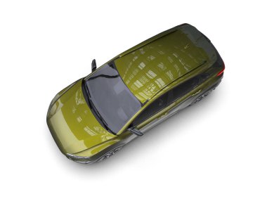 beyaz arkaplandaki araba