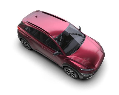 Siyah modern cip beyaz arka planda izole edilmiş. 3d oluşturma.