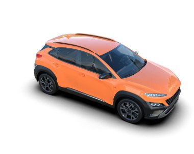 turuncu modern cip beyaz arka planda izole edilmiş. 3d oluşturma