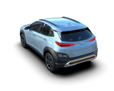 araba beyazda izole edildi