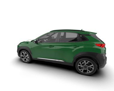 Modern kompakt geçiş arabası - 3D görüntüleme