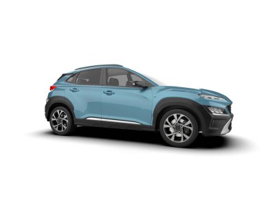 Beyaz arka planda cip. 3d illüstrasyon