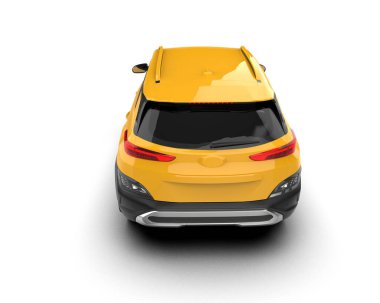 Beyaz arkaplandaki araba