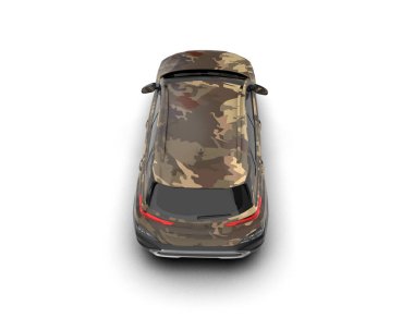 Bir arabanın 3 boyutlu resmi