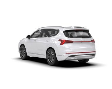 beyaz modern kompakt araba