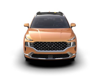Daha az jenerik SUv markasının 3 boyutlu çizimi