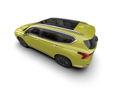 Daha az genel bir konsept arabanın 3 boyutlu çizimi