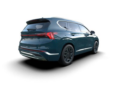 Beyaz arka planda modern bir cipin 3 boyutlu canlandırması