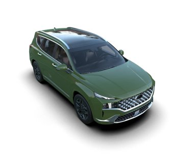 Modern şehir spor arabası - 3D render