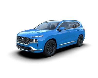 mavi lüks araba - Sedan